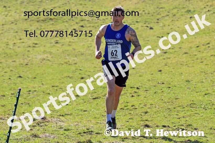 Senior and Masters Mens 2022 North Eastern Cross Country Relays, Farnley Farm, Peterlee.  Photo: David T. Hewitson/Sports for All Pics